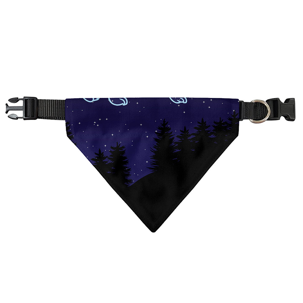 Leo Constellation Print Over The Collar Dog Bandana