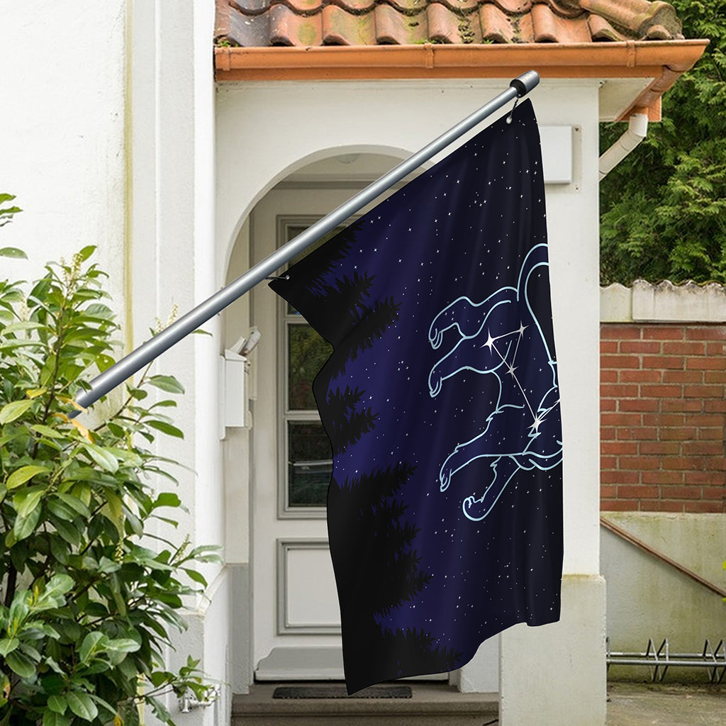 Leo Constellation Print Polyester Flag