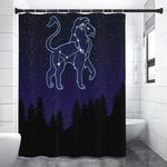 Leo Constellation Print Premium Shower Curtain