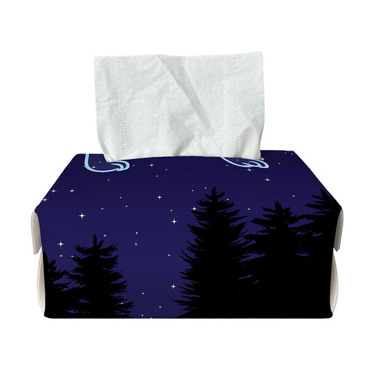 Leo Constellation Print Rectangle Tissue Box Cover