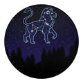 Leo Constellation Print Round Blanket
