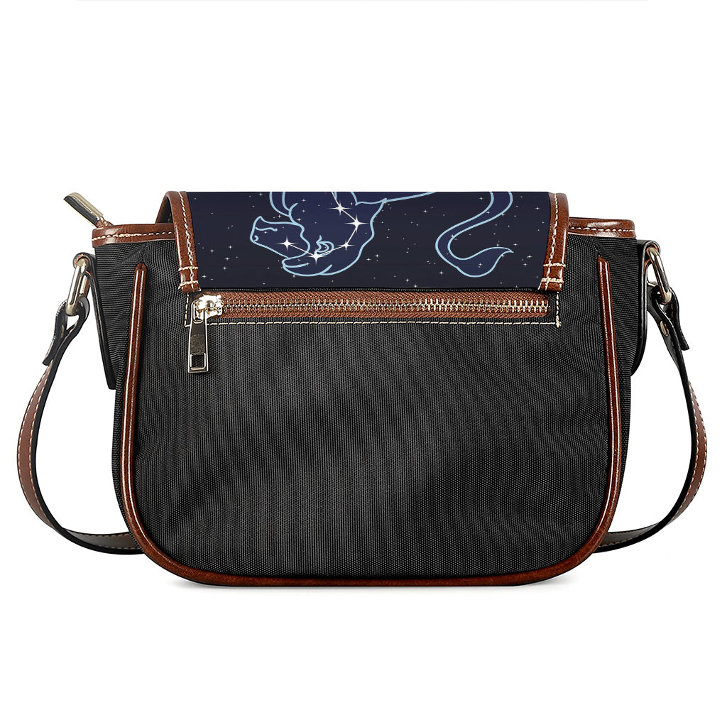 Leo Constellation Print Saddle Bag