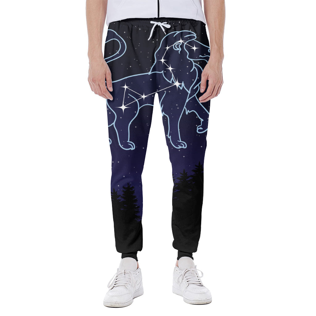 Leo Constellation Print Scuba Joggers