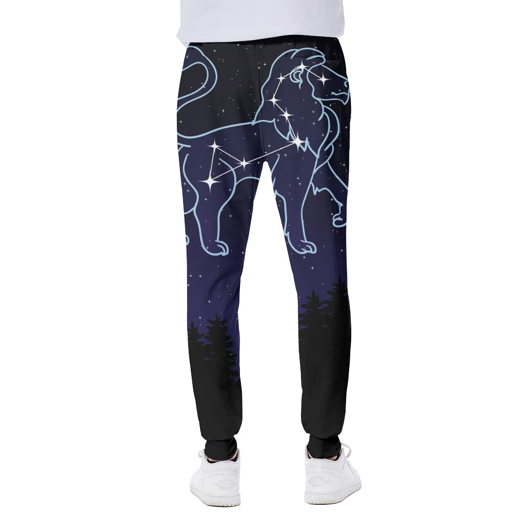 Leo Constellation Print Scuba Joggers