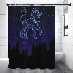 Leo Constellation Print Shower Curtain