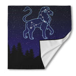 Leo Constellation Print Silk Bandana