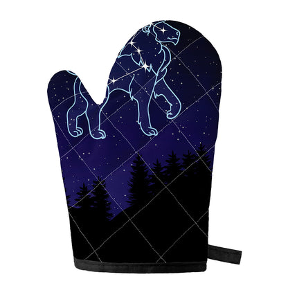 Leo Constellation Print Single Oven Mitt