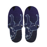 Leo Constellation Print Slippers