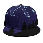 Leo Constellation Print Snapback Cap