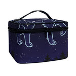 Leo Constellation Print Travel Makeup Bag