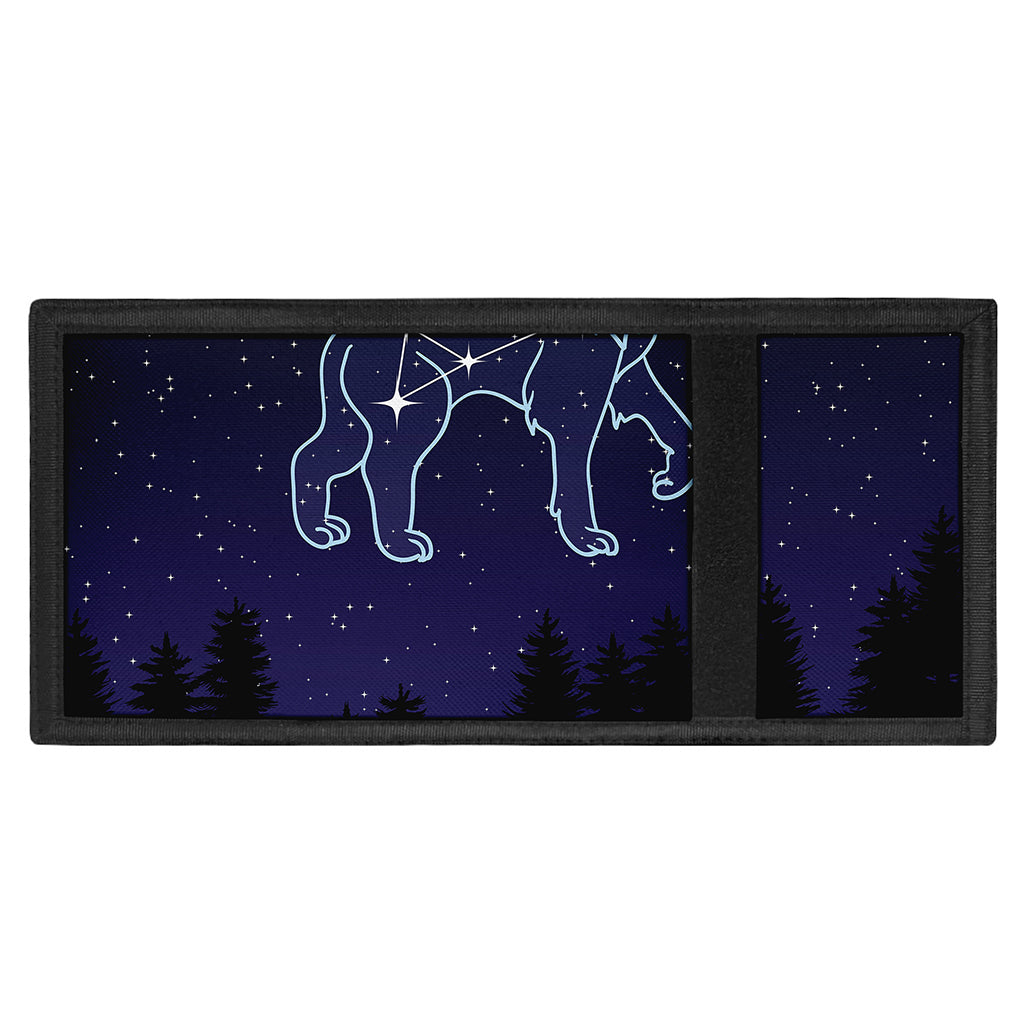 Leo Constellation Print Trifold Wallet