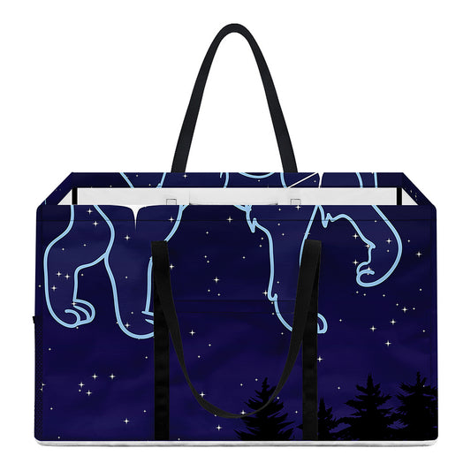 Leo Constellation Print Utility Tote Bag