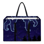 Leo Constellation Print Utility Tote Bag