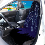 Leo Constellation Print Waterproof Car Seat Cover