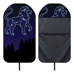 Leo Constellation Print Waterproof Car Seat Cover