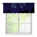 Leo Constellation Print Window Valance