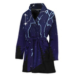 Leo Constellation Print Women's Bathrobe