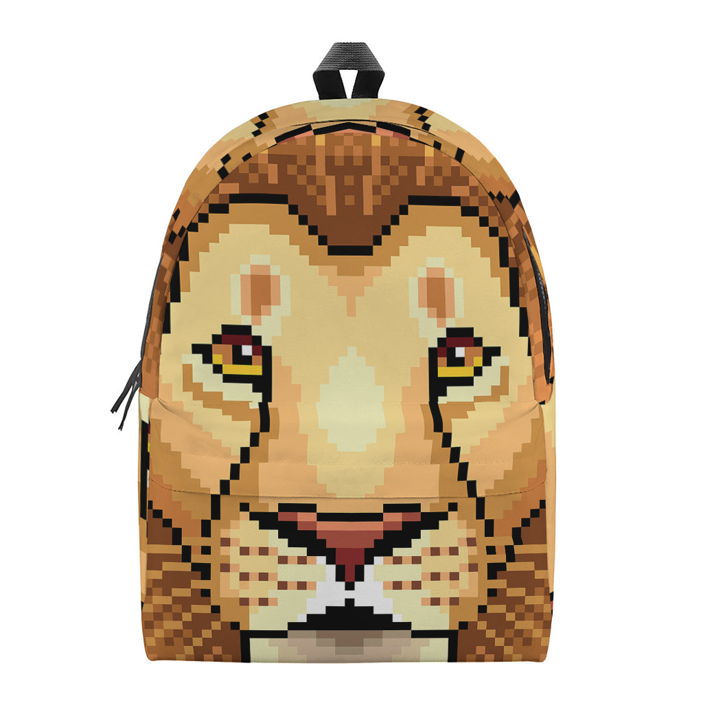 Leo Pixel Print Backpack