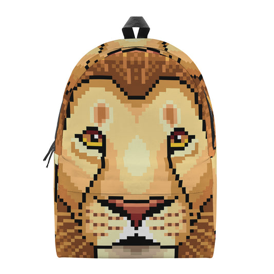 Leo Pixel Print Backpack