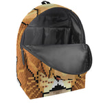 Leo Pixel Print Backpack