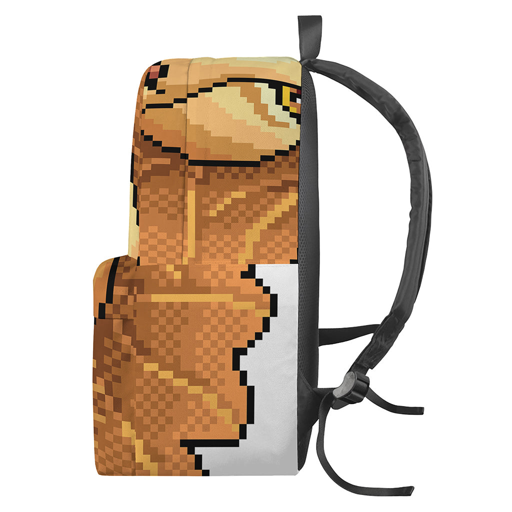 Leo Pixel Print Backpack