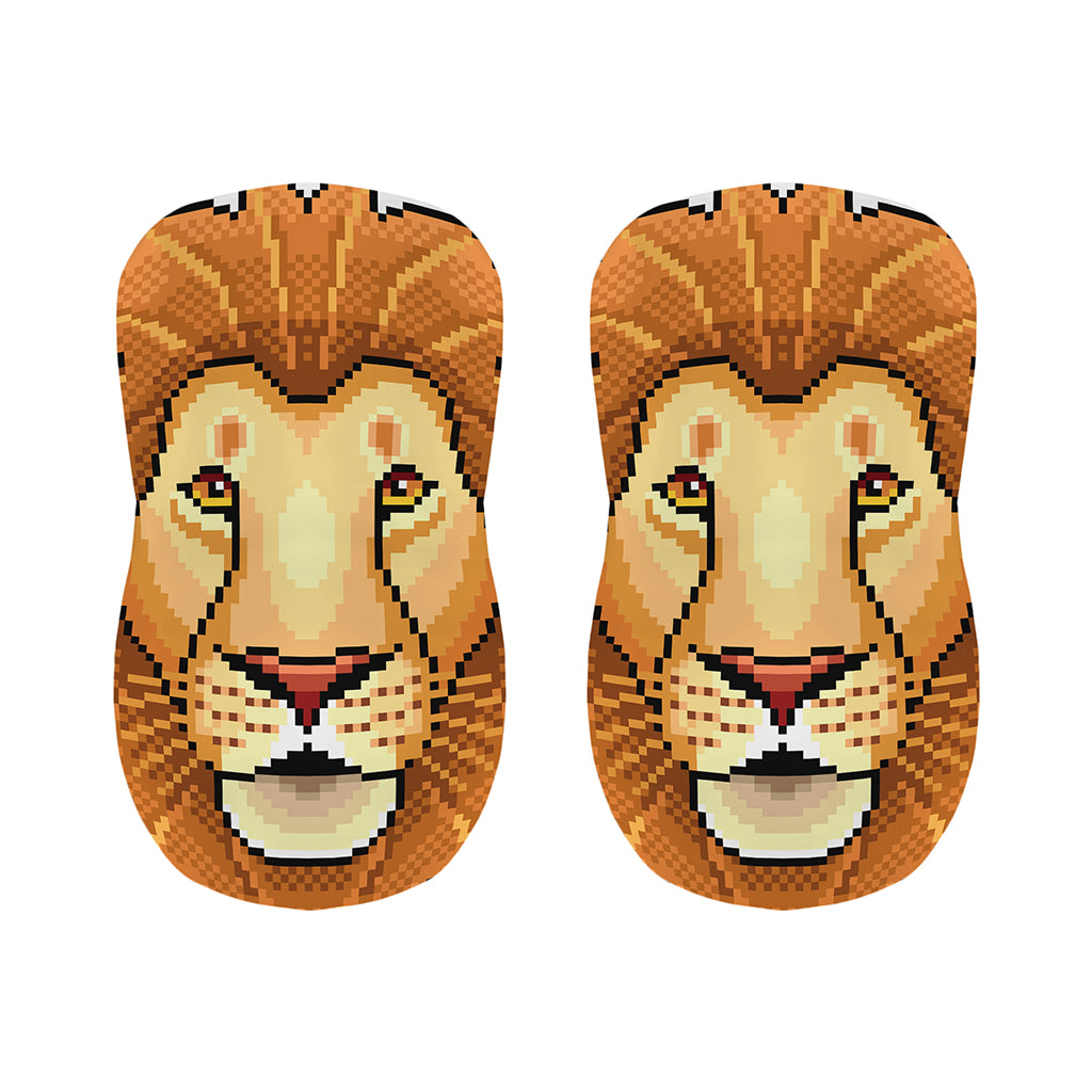Leo Pixel Print Bar Stool Covers