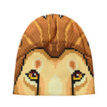 Leo Pixel Print Beanie