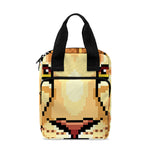 Leo Pixel Print Bible Tote Bag