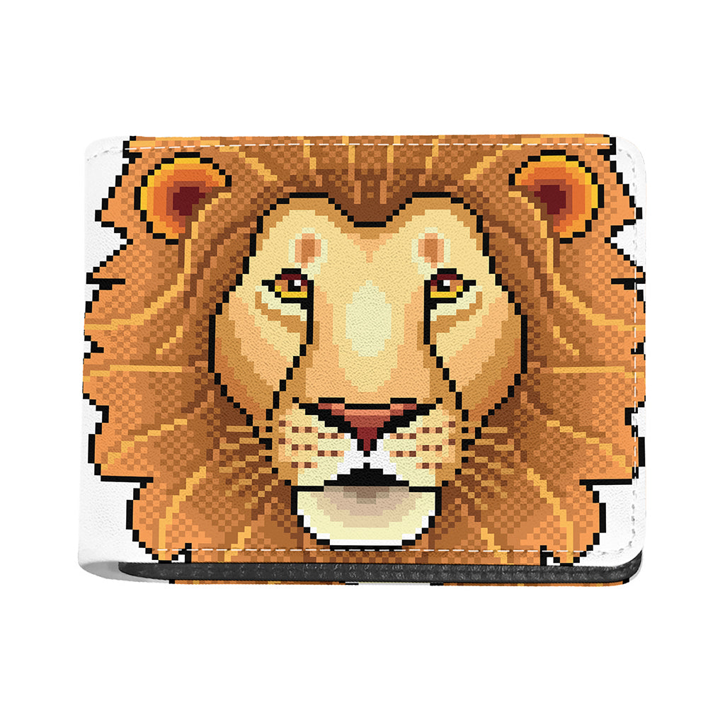 Leo Pixel Print Bifold Wallet