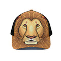 Leo Pixel Print Black Mesh Trucker Hat