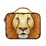 Leo Pixel Print Briefcase Bible Bag