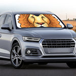Leo Pixel Print Car Windshield Sun Shade