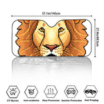Leo Pixel Print Car Windshield Sun Shade