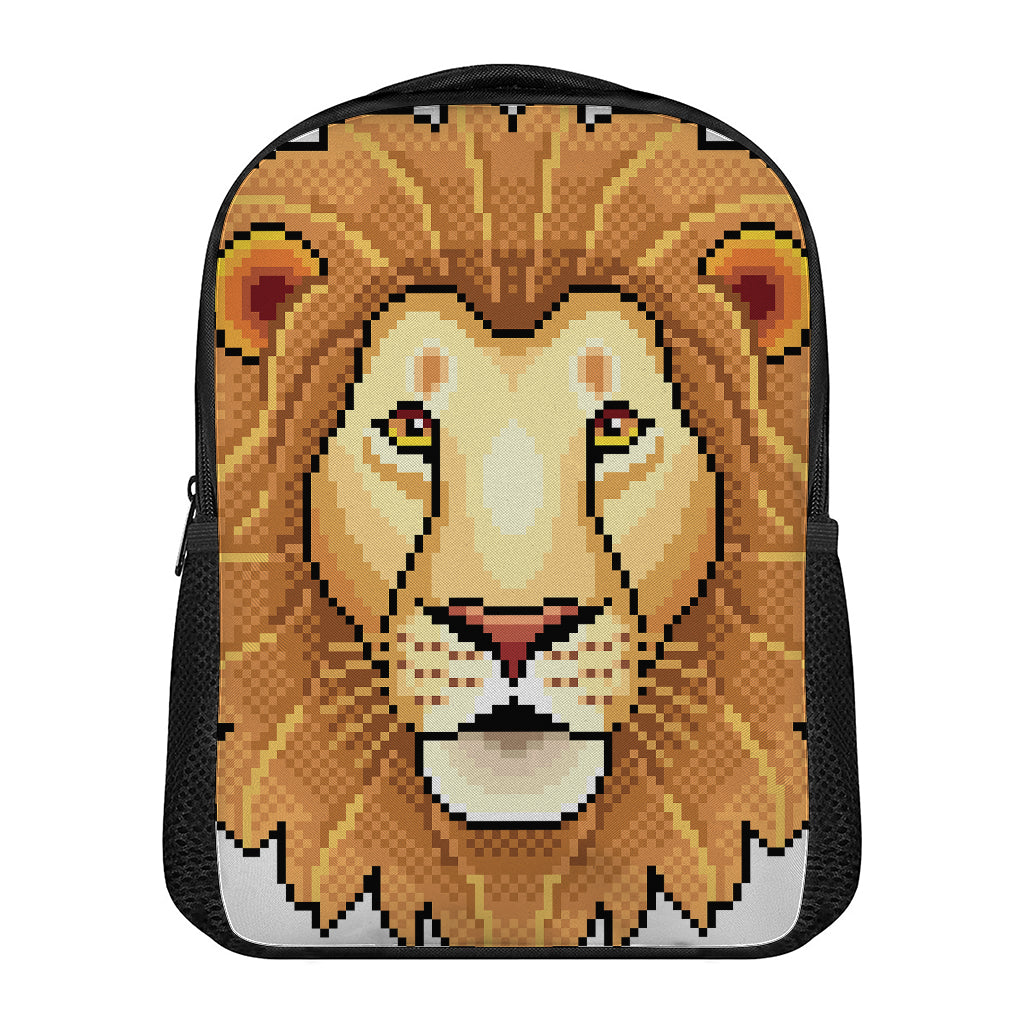 Leo Pixel Print Casual Backpack