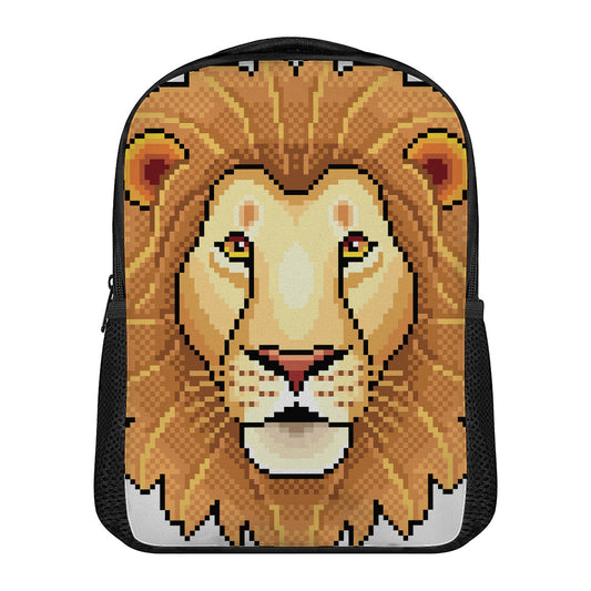 Leo Pixel Print Casual Backpack