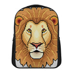 Leo Pixel Print Casual Backpack