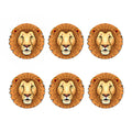 Leo Pixel Print Coaster Set
