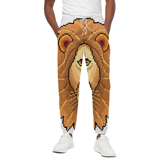 Leo Pixel Print Cotton Pants