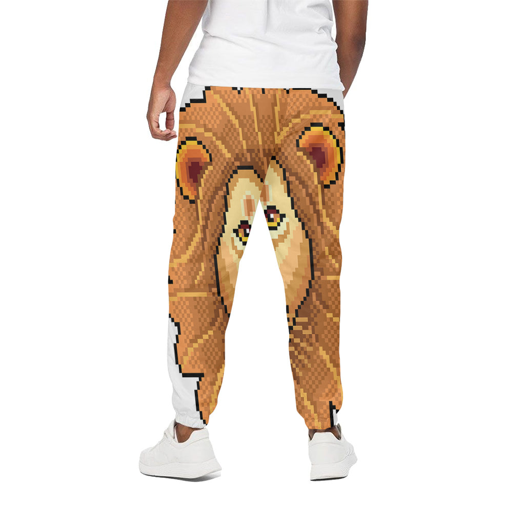 Leo Pixel Print Cotton Pants