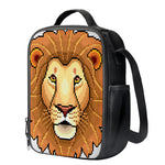 Leo Pixel Print Crossbody Lunch Bag