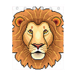 Leo Pixel Print Curtain