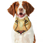 Leo Pixel Print Dog Bandana