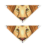 Leo Pixel Print Dog Bandana