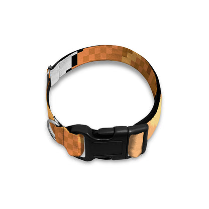 Leo Pixel Print Dog Collar