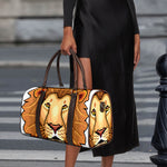 Leo Pixel Print Duffle Bag
