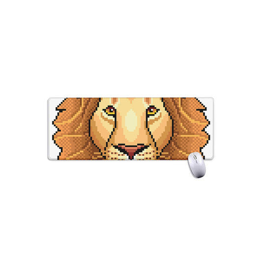 Leo Pixel Print Extended Mouse Pad