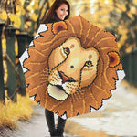 Leo Pixel Print Foldable Umbrella