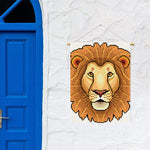 Leo Pixel Print Garden Flag