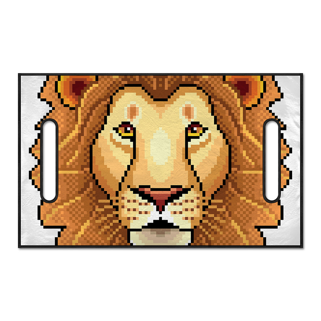 Leo Pixel Print Golf Cart Seat Cover