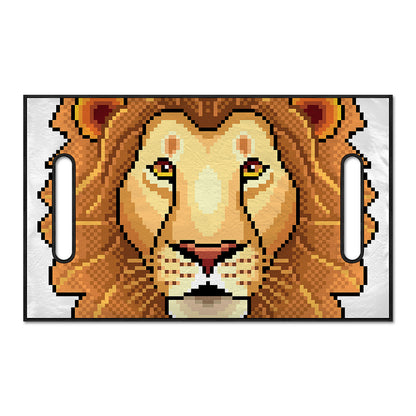 Leo Pixel Print Golf Cart Seat Cover